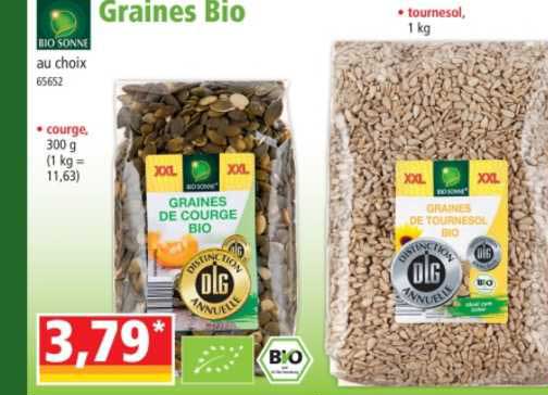 graines bio bio sonne