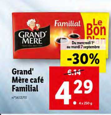 grand' mère café familial