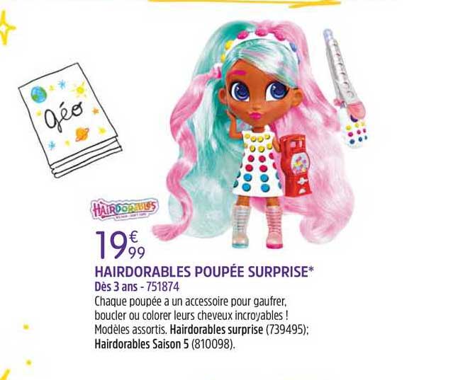 hairdorables poupée surprise