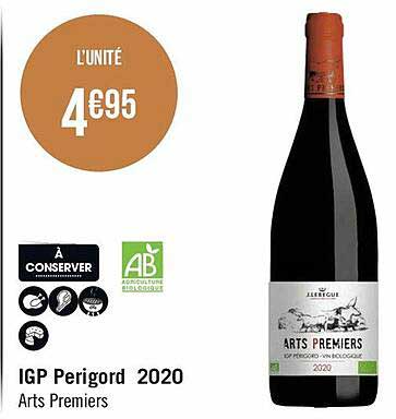 igp perigord 2020 arts premiers