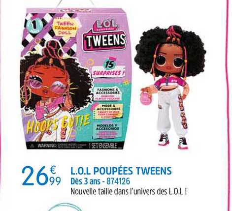 l.o.l poupées tweens