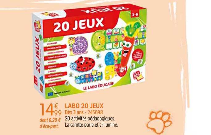 labo 20 jeux