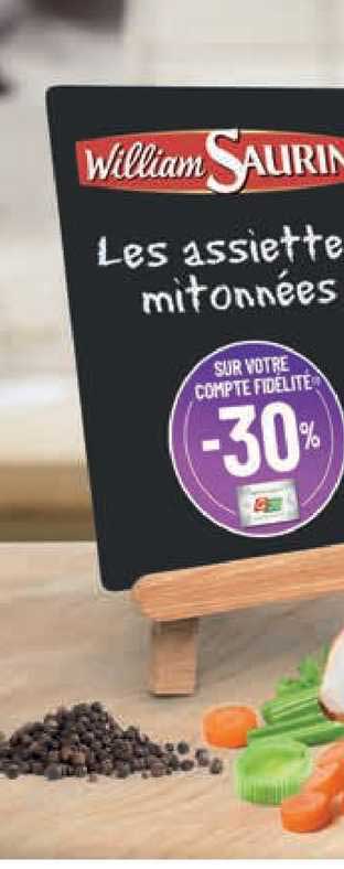 les assiette mitonées william saurin