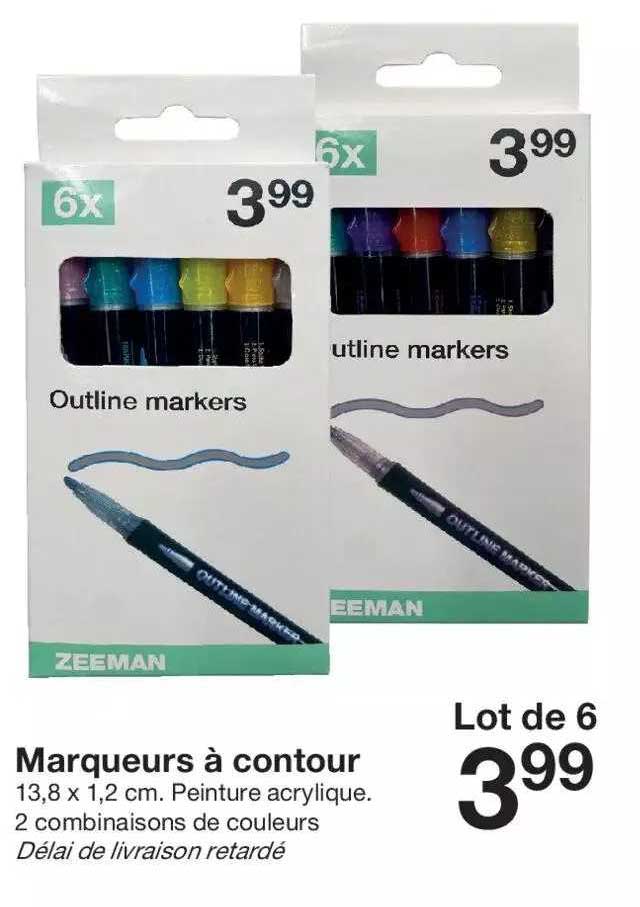 Marqueurs à Contour