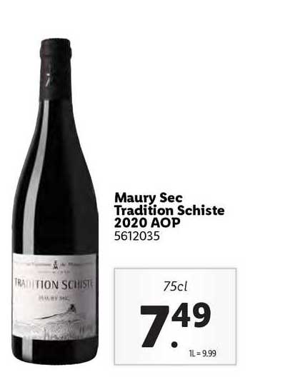 maury sec tradition schiste 2020 aop