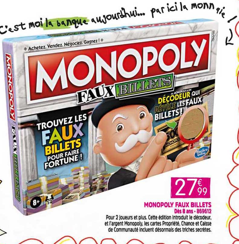 Monopoly Faux Billets