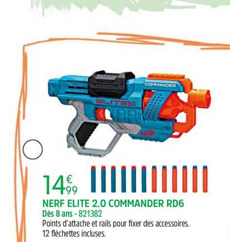 nerf elite 2.0 commander rd6