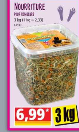 nourriture pour rongeurs