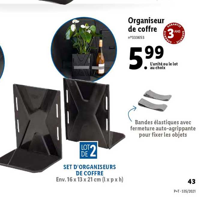 Organiseur De Coffre