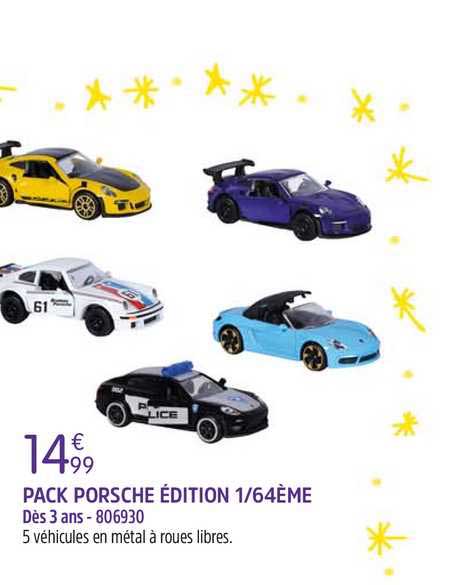 pack porsche édition 1-64ème