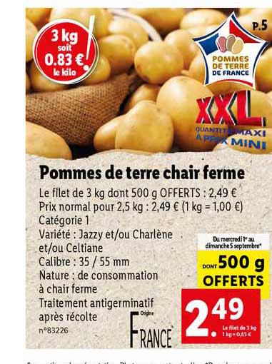 Pommes De Terre Chair Ferme