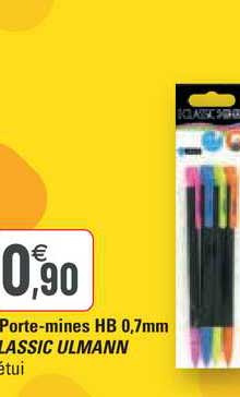 porte-mines hb 0,7 mm classic ulmann