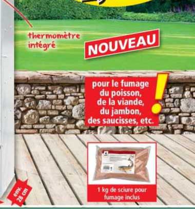 pour le fumage du poisson, de la viande, du jambon, des saucisses