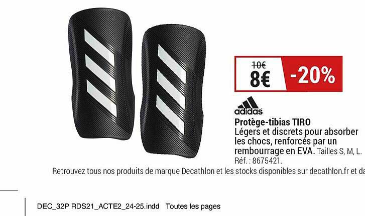 protège-tibias tiro adidas