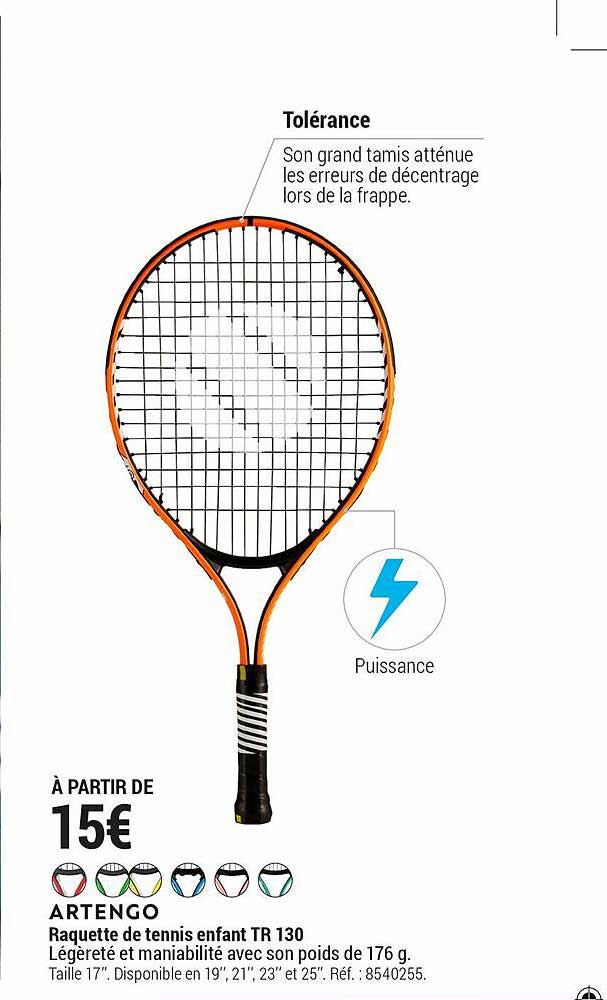 Raquette De Tennis Enfant Tr 130 Artengo