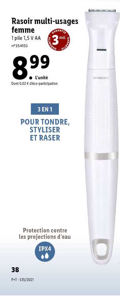 rasoir multi-usages femme