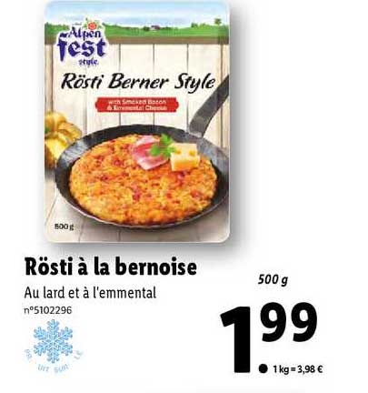 rösti à la bernoise alpen fest