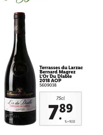 terrasses du larzac bernard magrez l'or du diable 2018 aop
