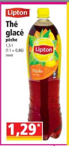 Thé Glacé Pêche Lipton