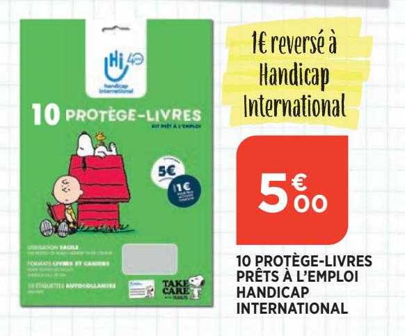 10 protège-livres prêts à l'emploi international