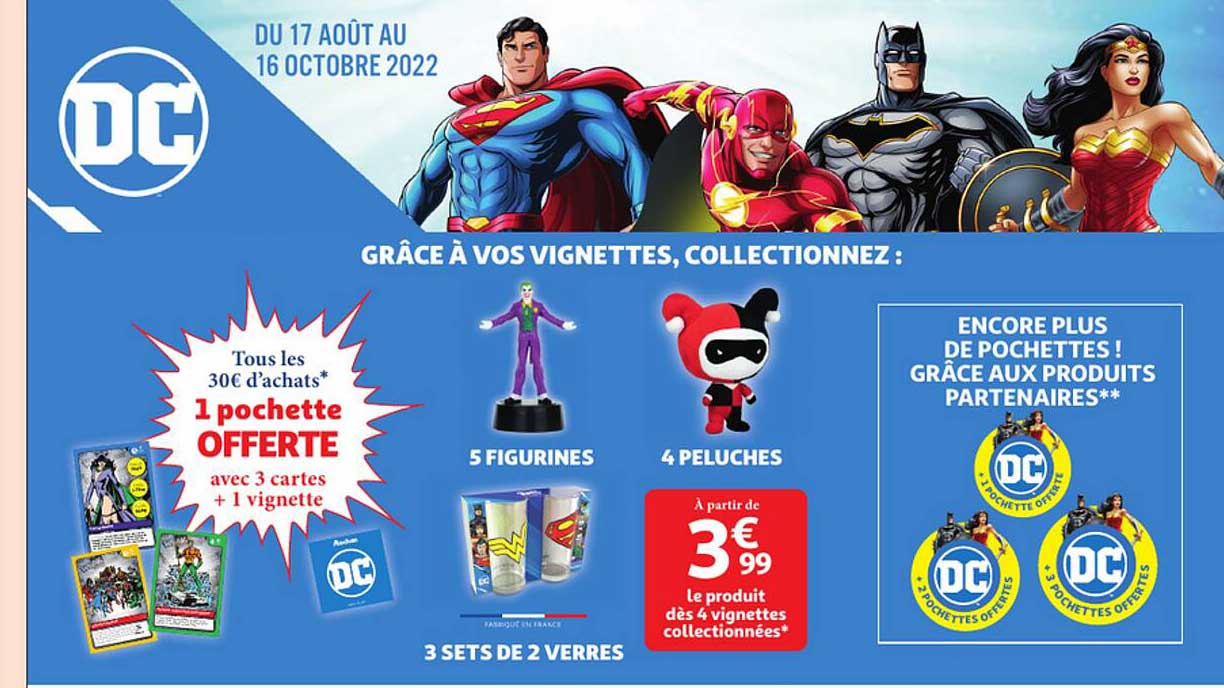 4 vignettes collectionnées