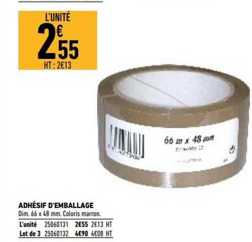 adhésif d'emballage