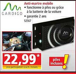 anti-martre mobile gardigo