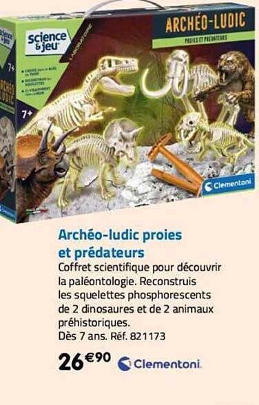 Archéo-ludic Proies Et Prédateurs Clementoni