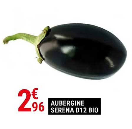 aubergine serena d12 bio