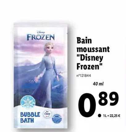bain moussant disney frozen
