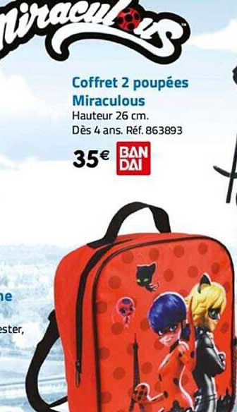 bandai coffret 2 poupées miraculous