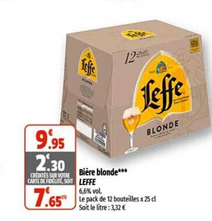 Bière Blonde Leffe