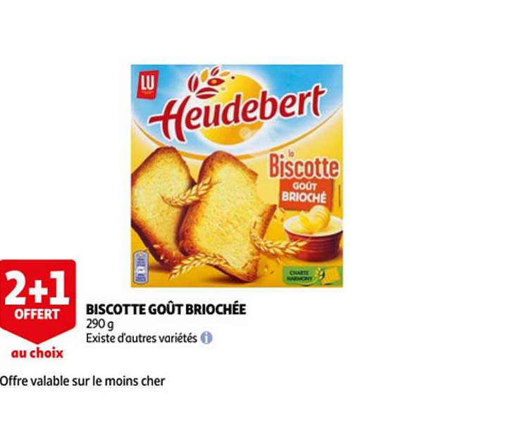 biscotte goût briochée