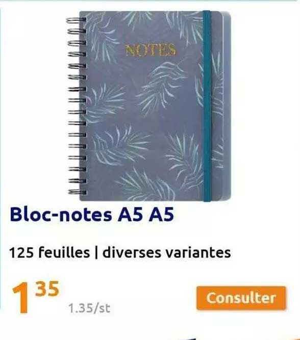 bloc-notes a5 a5
