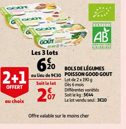 Bols De Légumes Poisson Good Gout