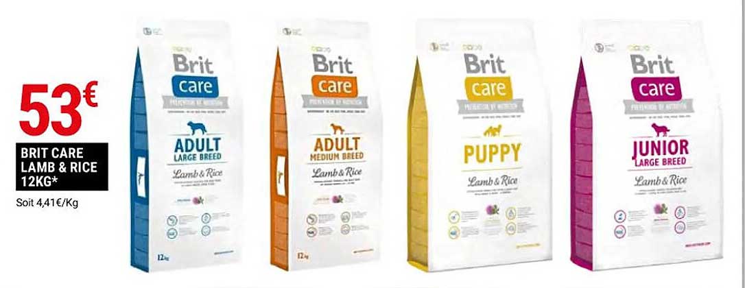 brit care lamb & rice 12 kg