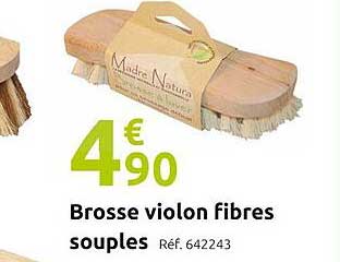 brosse violon fibres souples