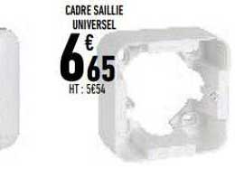 cadre saillie universel