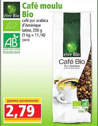 café moulu bio être bio