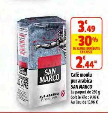 Café Moulu Pur Arabica San Marco