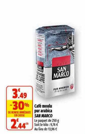 Café Moulu Pur Arabica San Marco