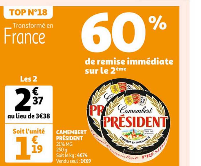 Camembert Président
