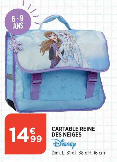 cartable reine des neiges disney