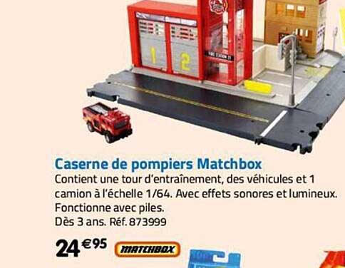 caserne de pompiers matchbox