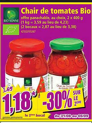 chair de tomates bio bio sonne