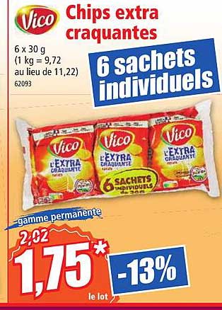 Chips Extra Craquantes Vico