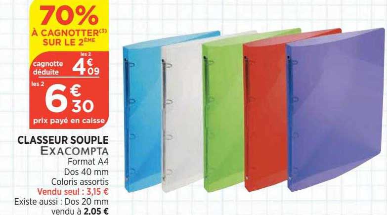 Classeur Souple Exacompta