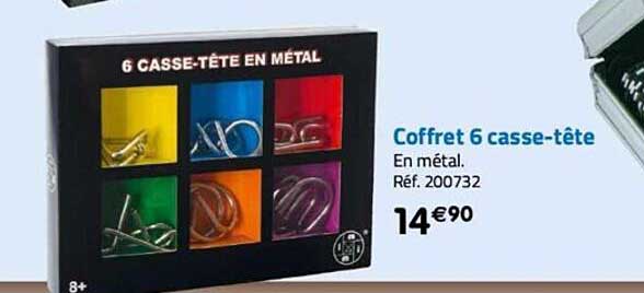 coffret 6 casse-tête