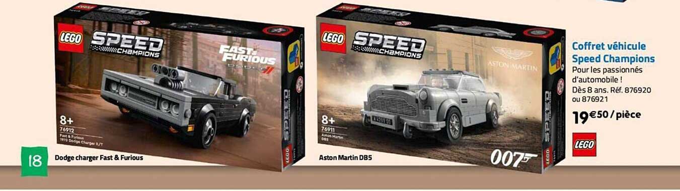 coffret véhicule speed champions lego