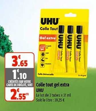 Colle Tout Gel Extra Uhu